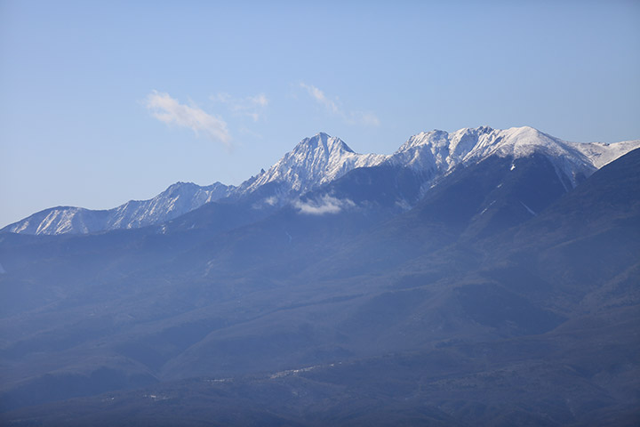 茂来山から見える八ヶ岳