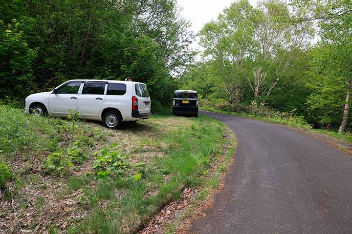 主な登山口は山田牧場上部