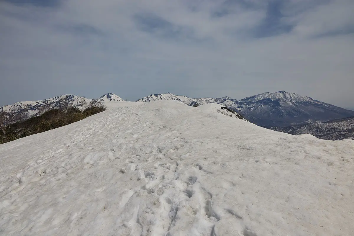 堂津岳登山 いよいよ一番高いところに来た