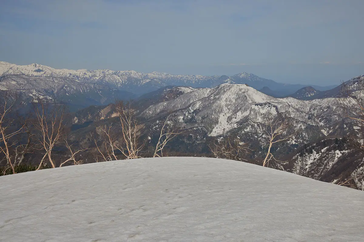 堂津岳登山 大渚山が近い