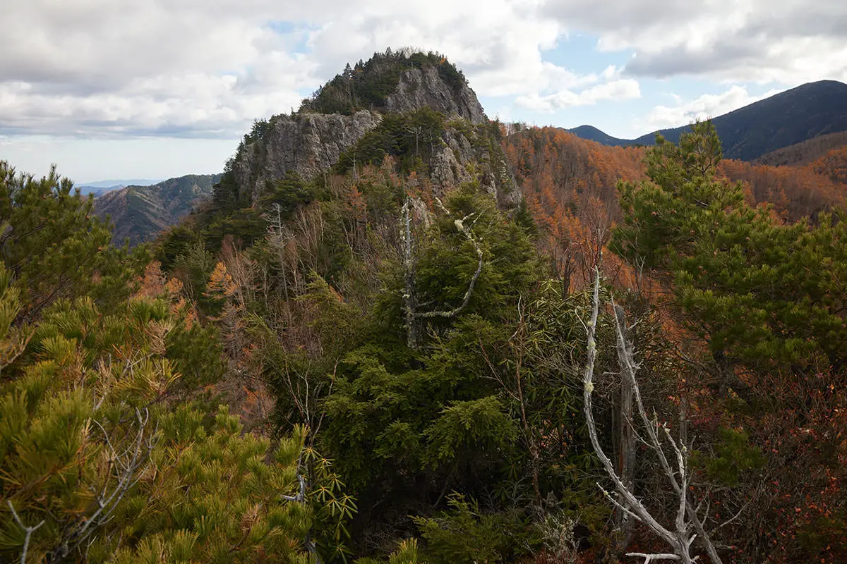 五郎山登山 山頂部が見えた