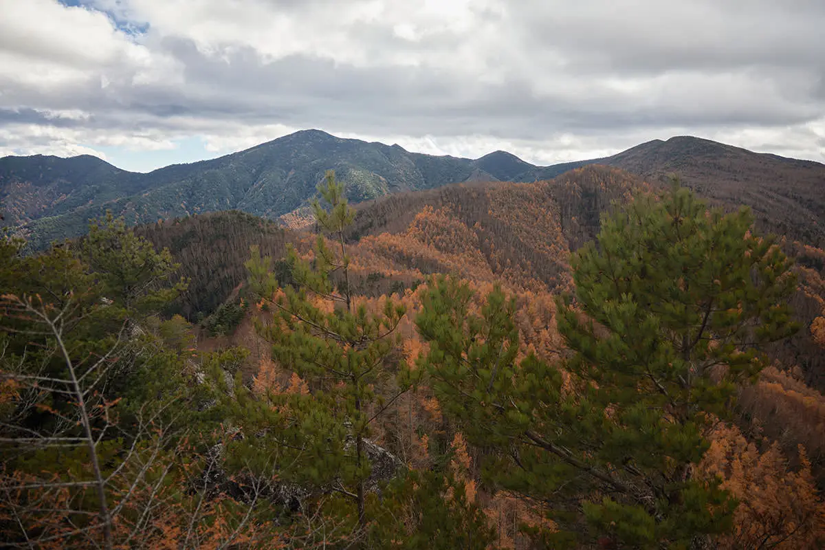 五郎山登山 南側の甲武信ヶ岳