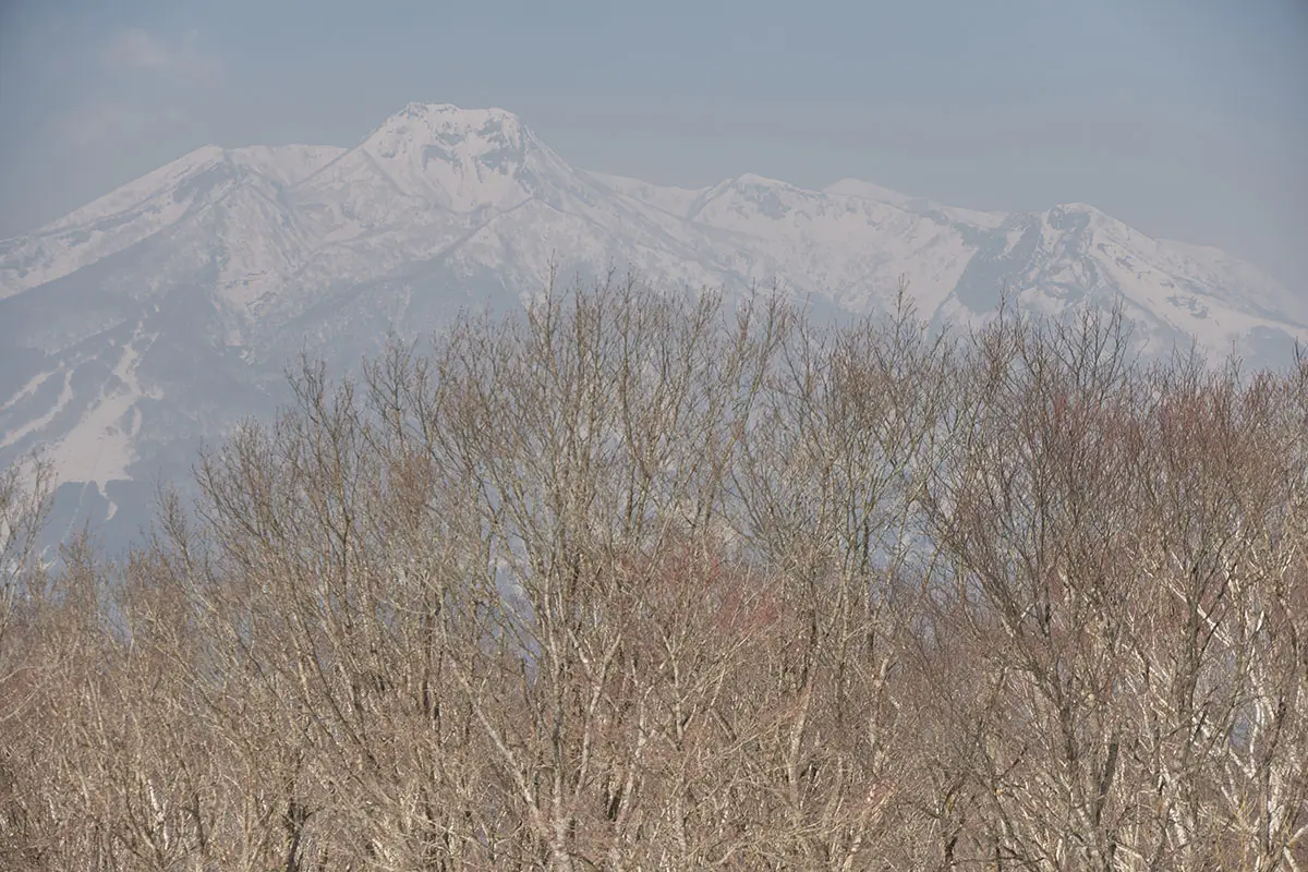 斑尾山登山 妙高山が見える