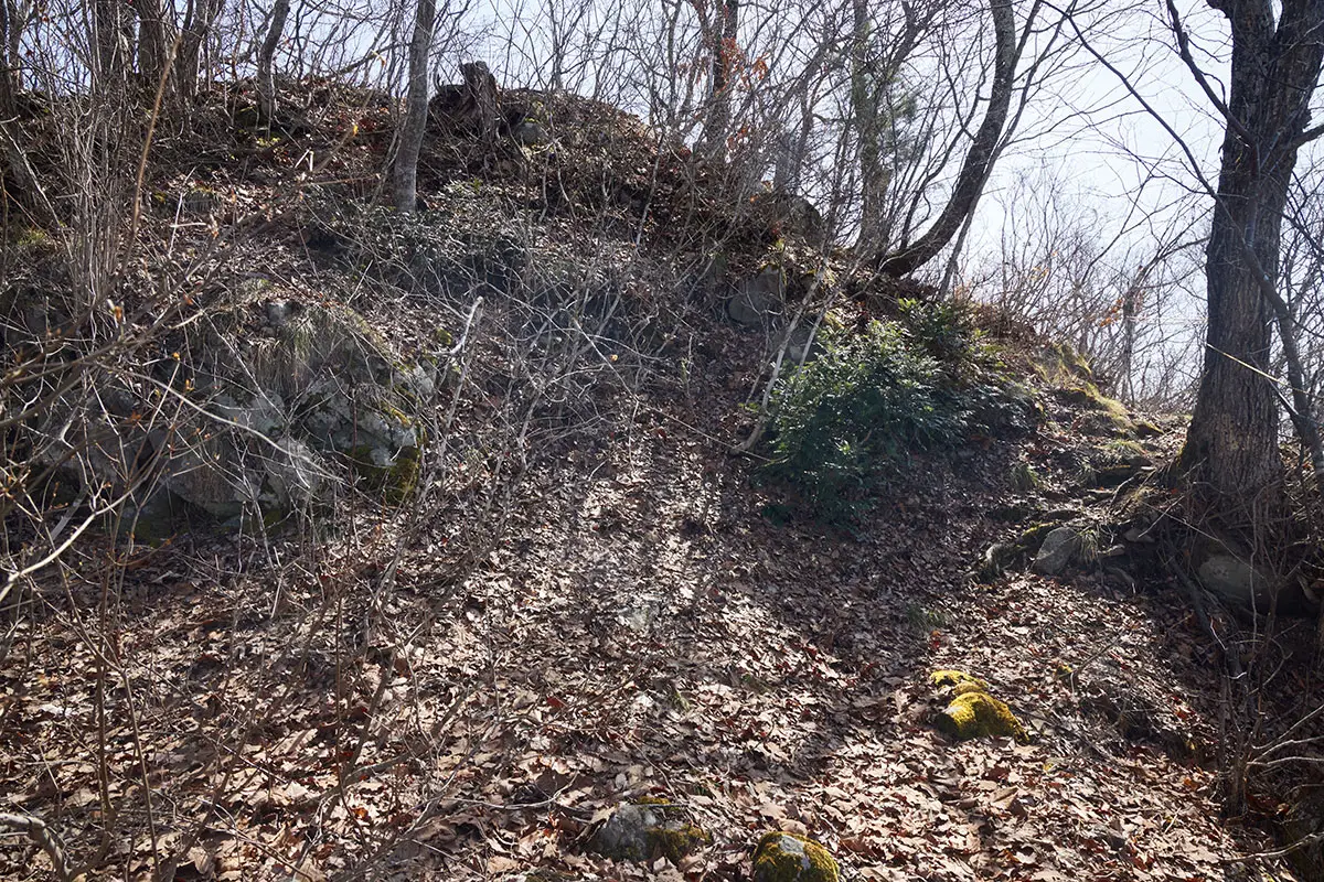 箱山登山 山頂直下