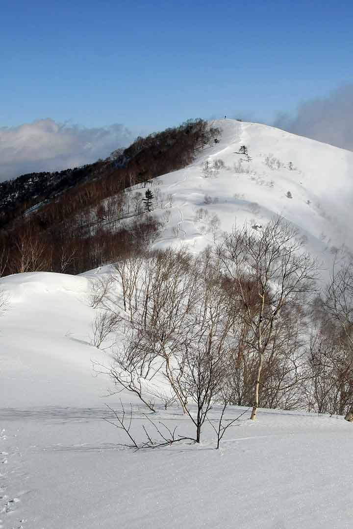 冬の飯縄山　積雪期登山（一の鳥居） （2月）｜長野市民の山。雪の積もる飯縄山を歩く。
