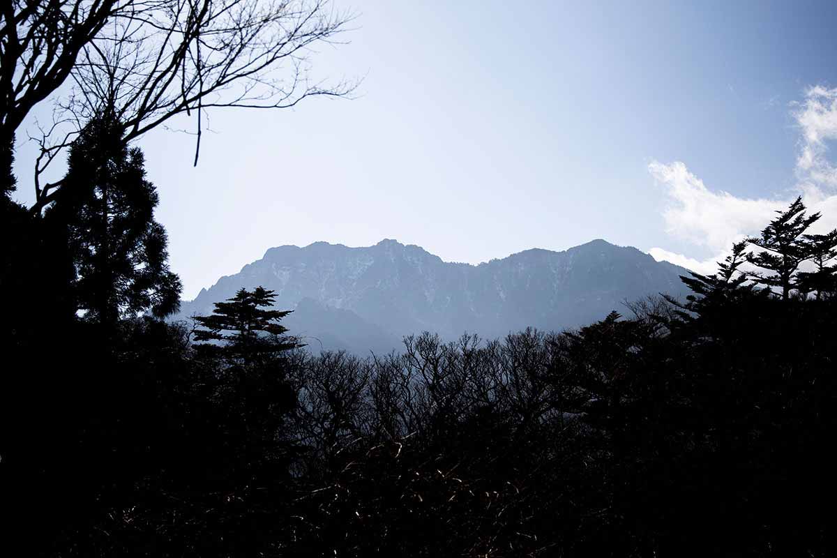 石鎚山登山 振り返った景色はこれだったのかな