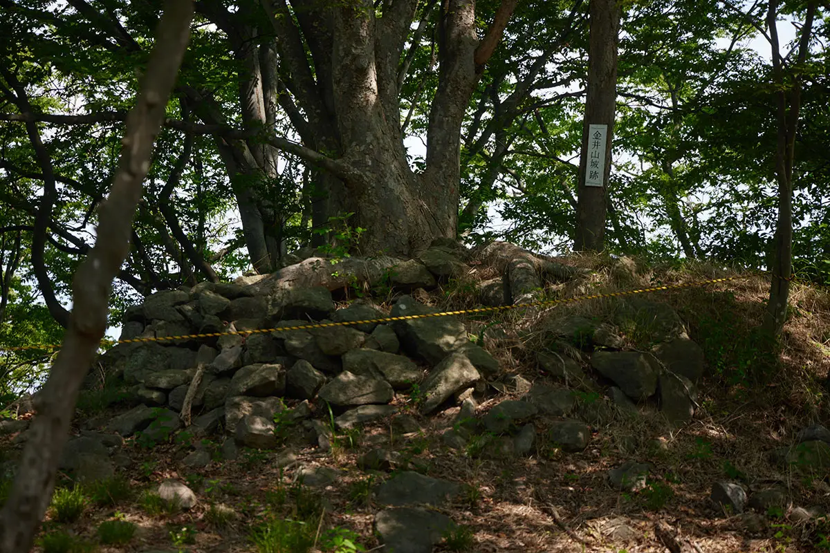 奇妙山登山 城跡があった名残はあちこちにある