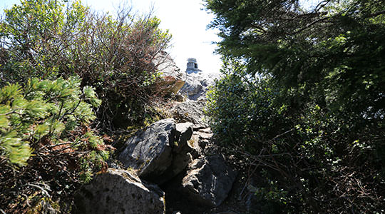 笠岳 峰の茶屋