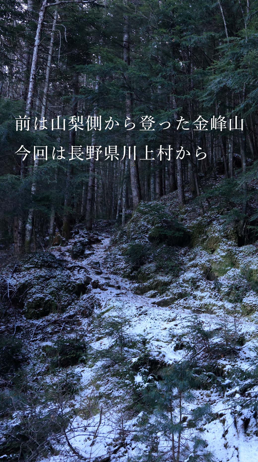 金峰山 廻り目平