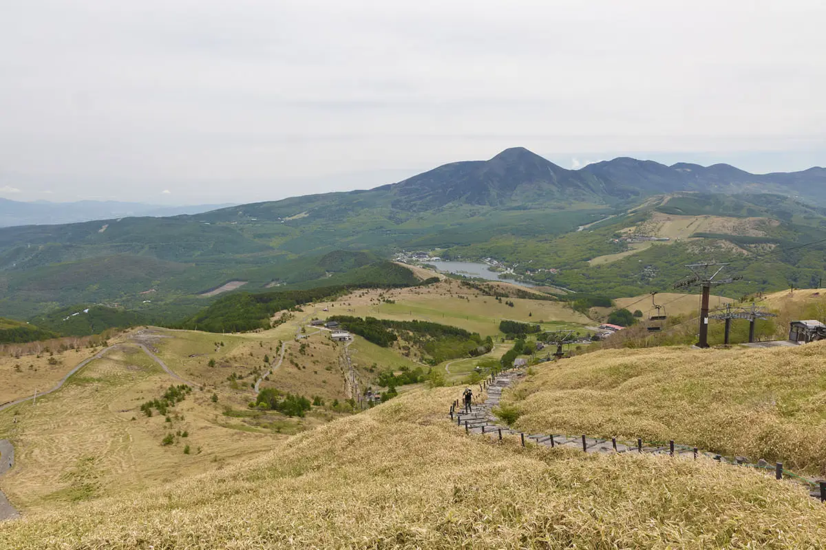 霧ヶ峰登山 霧ヶ峰-リフト降り場の横の展望台から