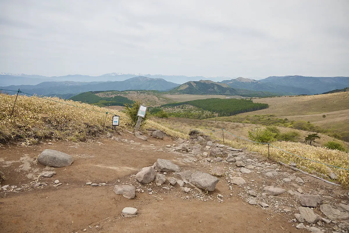 霧ヶ峰登山 霧ヶ峰-ココから下りる