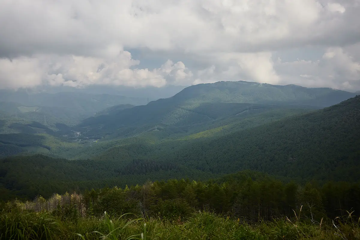 霧ヶ峰登山 霧ヶ峰-男女倉山の北側にある男女倉地区