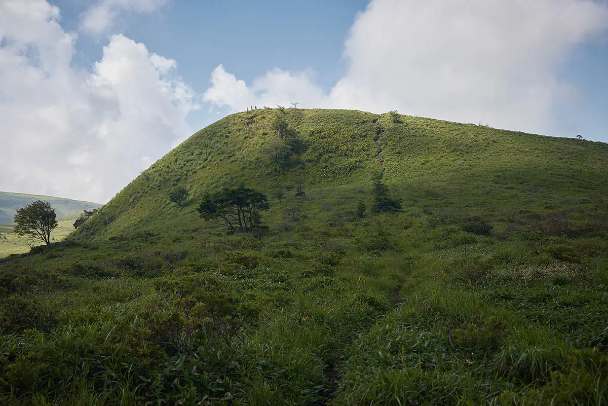 霧ヶ峰登山 霧ヶ峰-南の耳へ向かう