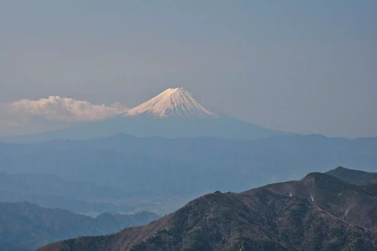 甲武信ヶ岳登山 甲武信ヶ岳-富士山は山梨側からが好き