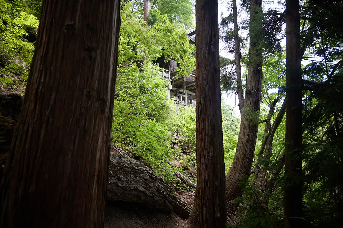 薬山登山 ブランド薬師が見えた
