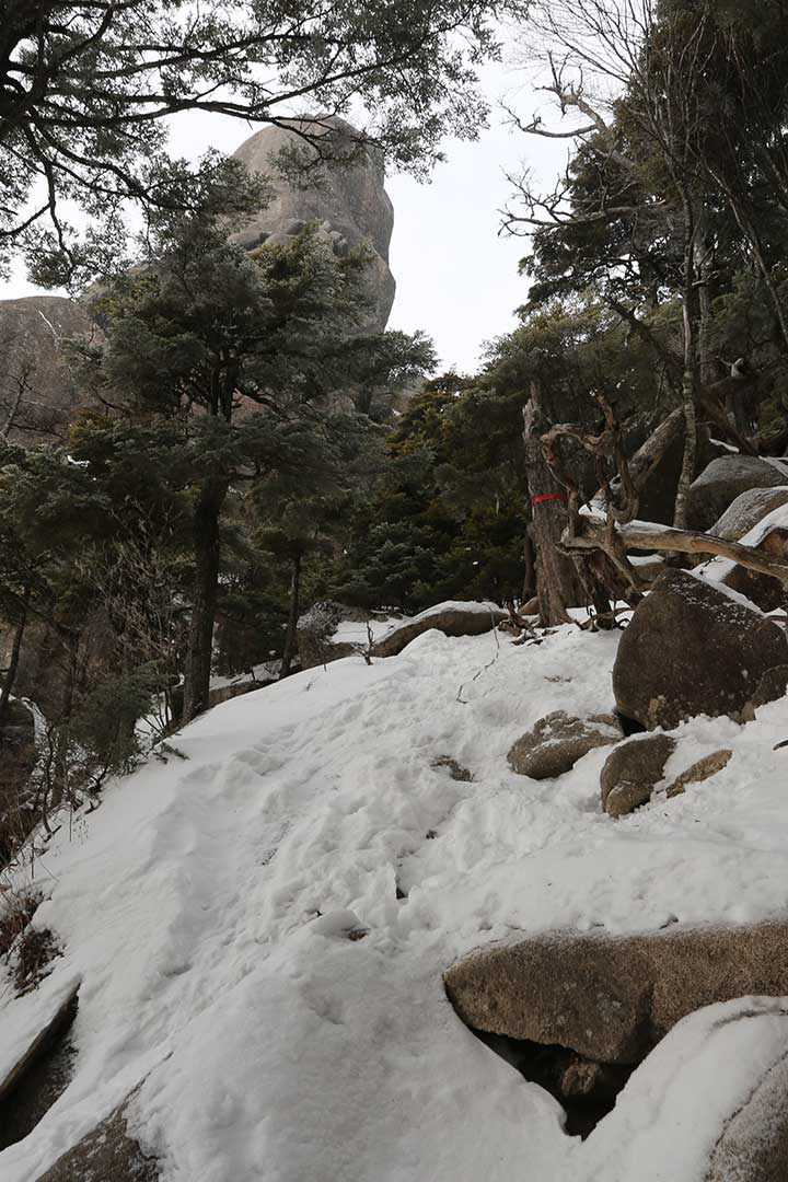 冬の瑞牆山登山 （2月）｜雪の大岩を見に行こう