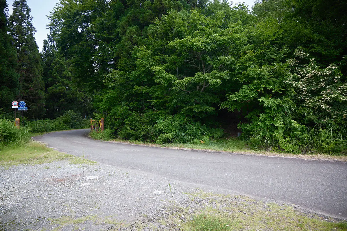 毛無山登山 ここに車を停める