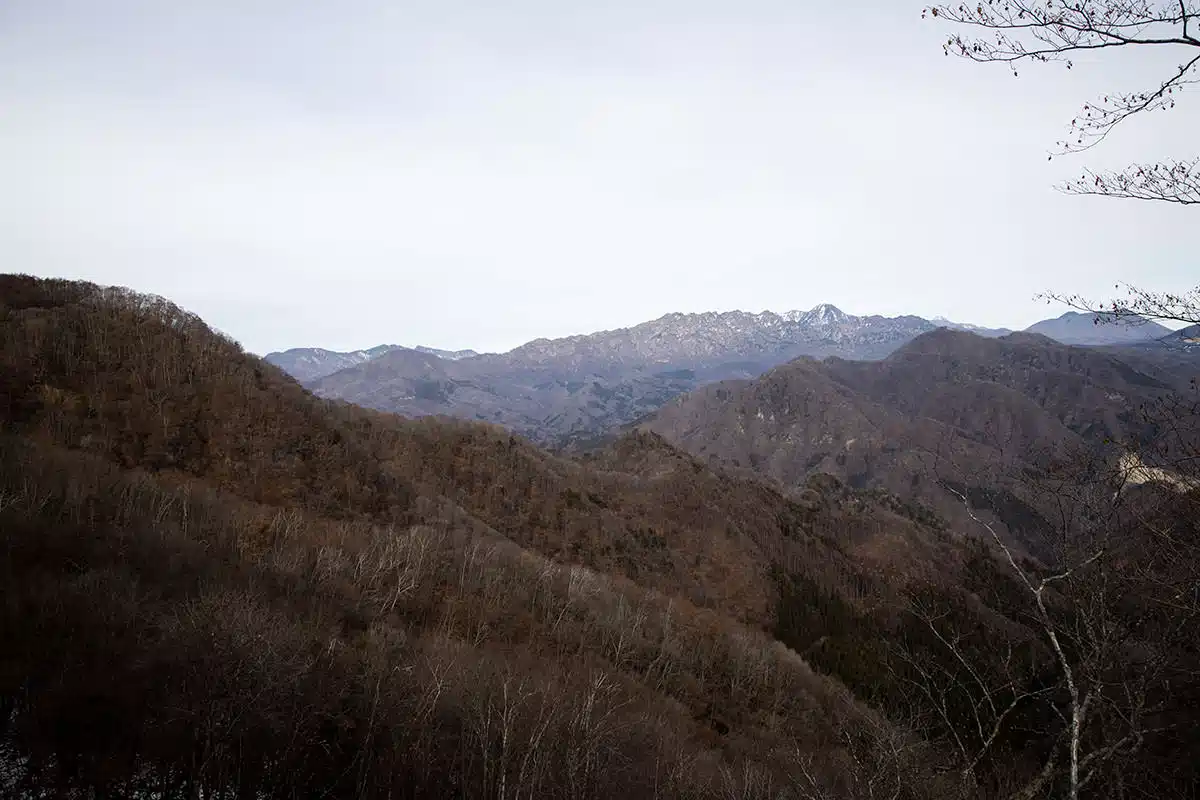 虫倉山登山 虫倉山-妙高方面への見晴らしは良い