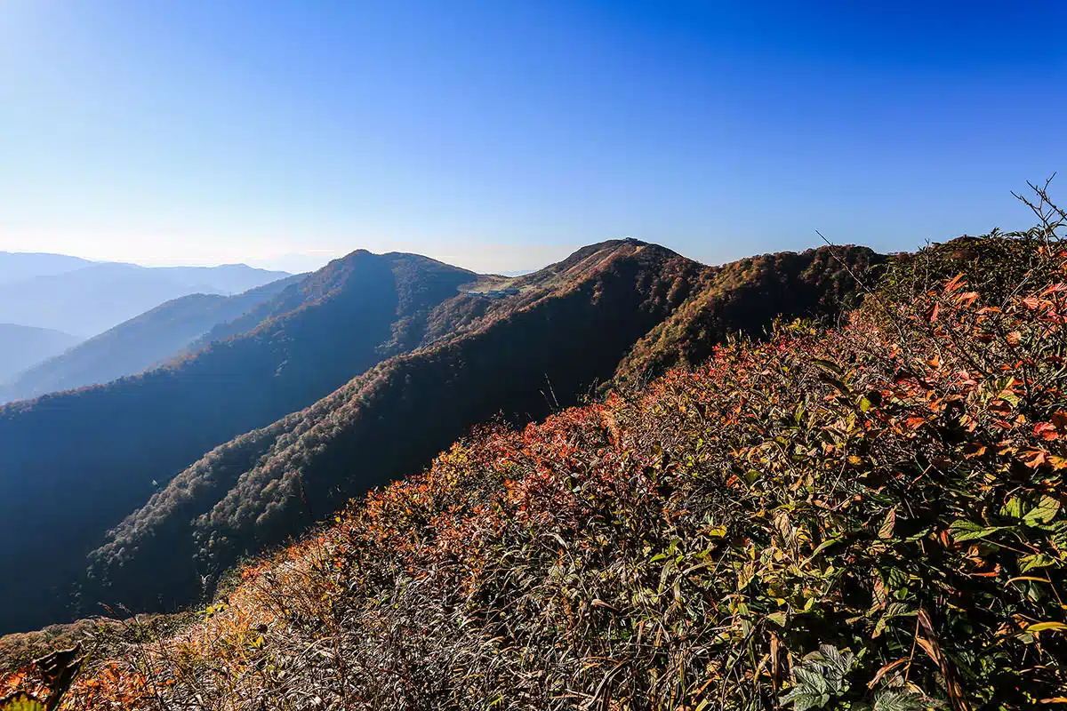 谷川岳登山 景色が開けた