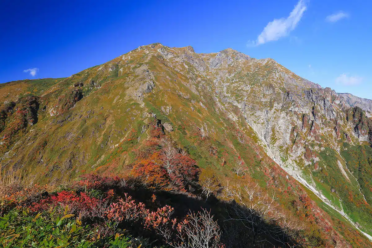谷川岳登山 あの稜線を歩く