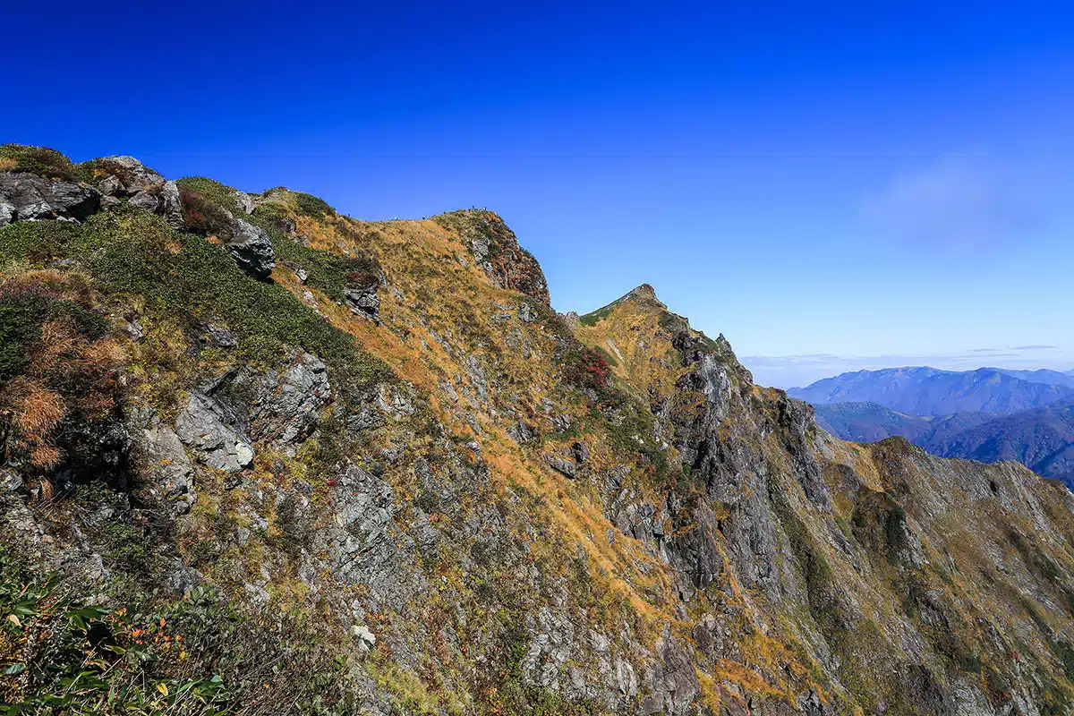 谷川岳登山 山頂近い