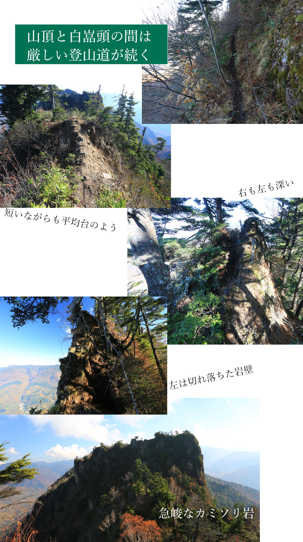 鳥甲山 屋敷口