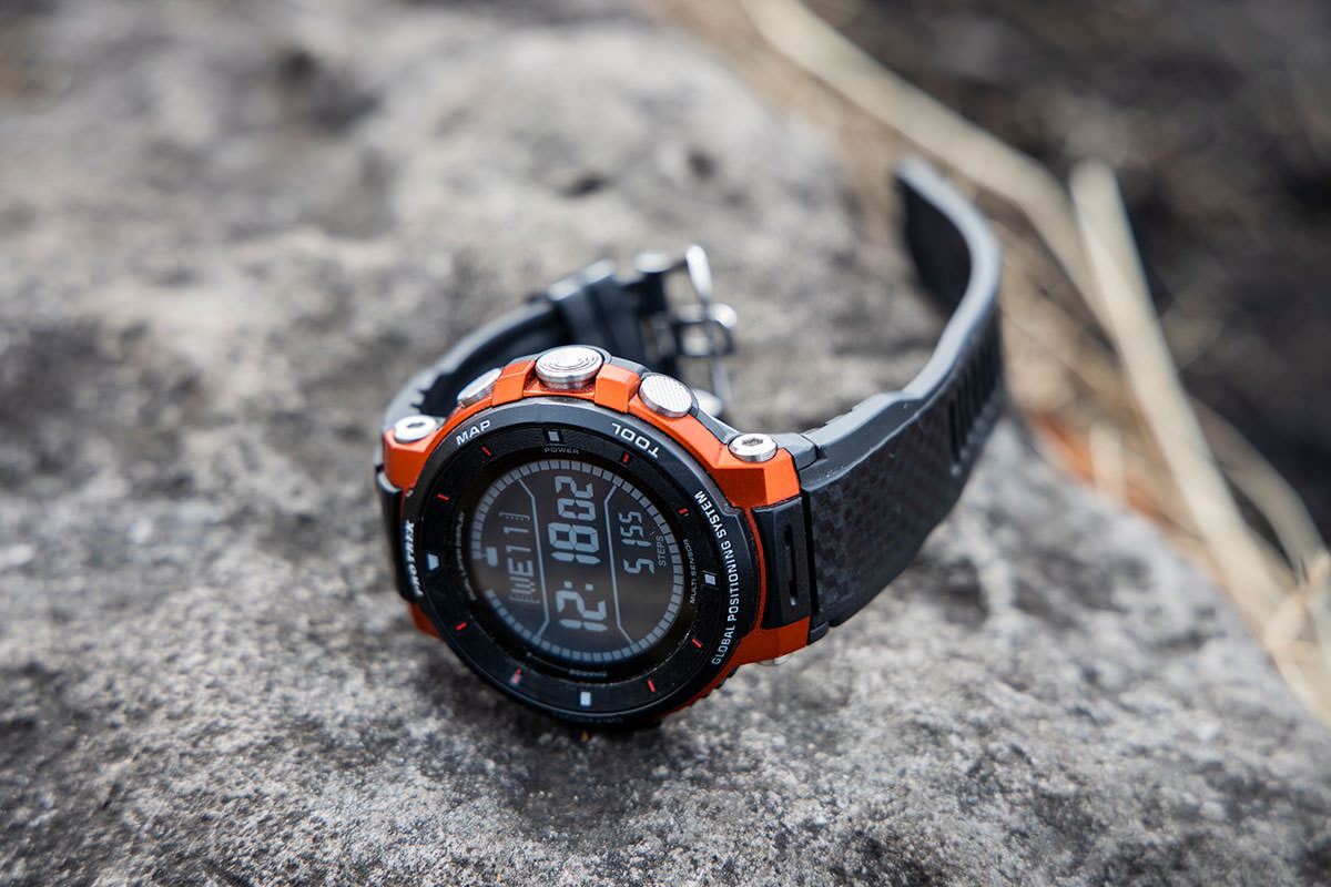 CASIO PRO TREK smart WSD-F30-RG常温で約3時間